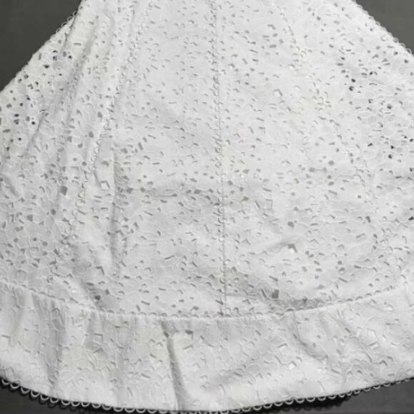 ZIMMERMAN Cutout quilted linen mini dress floral - Picture 6 of 8